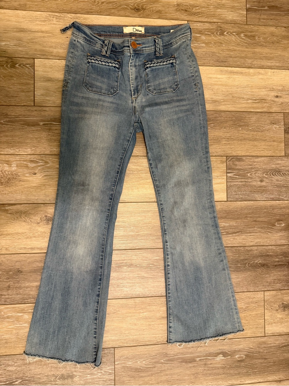 🩵Dittos Ankle Flare Jean with Braided Patch Pocket deatails - size 29🩵
